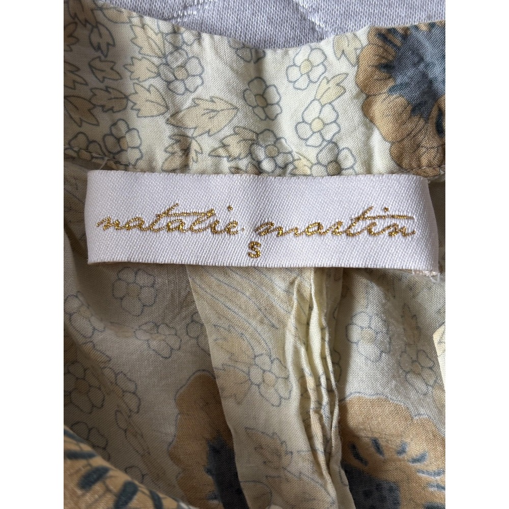 Natalie Martin Beige Floral Maxi Dress - Picture 5 of 8